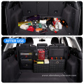 Car collapsible hanging portable car leather storage box
